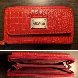 Kenneth Cole Reaction Textured Pink Wallet - NWT